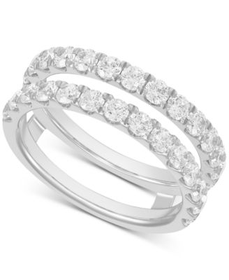 Grown With Love - IGI Certified Lab Grown Diamond (1-1/2 ct. t.w.) Enhancer Ring in 14K White Gold