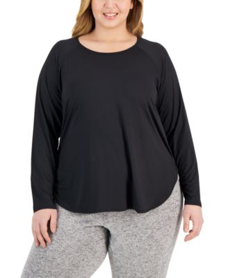 ID Ideology - Plus Size Essentials Long Sleeve T-Shirt
