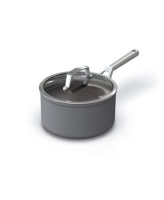 Ninja - ™ NeverStick&reg; Premium Hard-Anodized 3.5-Quart Saucepan with Glass Lid