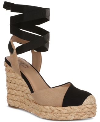 I.N.C. International Concepts - Moniquee Espadrille Wedge Platform Pumps