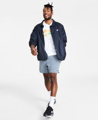 Nike - Men's T-Shirt, Coaches' Jacket, Drawstring Shorts, Cushioned Crew Socks & Running Sneakers
