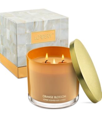 Lovery - Orange Blossom 3-Wick Soy Candle, 13 oz.