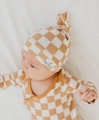 Copper Pearl - Baby Top Knot Hat