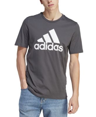 adidas - Men's Essentials Single Jersey Big Logo Short Sleeve Crewneck T-Shirt