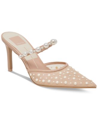 Dolce Vita - Women's Katik Embellished Mesh Pointed-Toe Stiletto Pumps