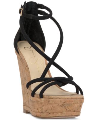 Jessica Simpson - Women's Olype Strappy Wedge Sandals