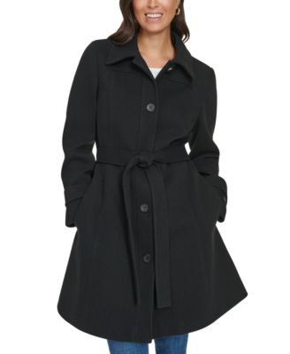 Tommy Hilfiger - Women's Single-Breasted Belted Coat