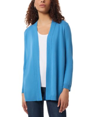 Jones New York - Women's Relaxed V-Neck Open Cardigan