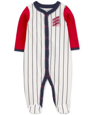 Carter's - Baby Boys Baseball Snap-Up Cotton Sleep & Play Footed Coverall