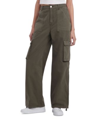 Tommy Jeans - Women's Claire High Rise Utility Cotton Cargo Pants