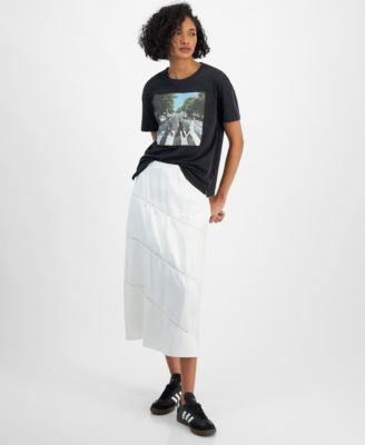 And Now This - Woman's Lace-Trim Midi Skirt, Created for Macy's