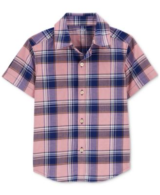Carter's - Toddler Boys Plaid Button-Down Shirt