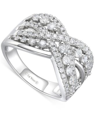 Le Vian - Vanilla Diamond Openwork Statement Ring (7/8 ct. t.w.) in Platinum