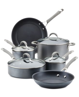 Circulon - Elementum Hard-Anodized Aluminum 10-Pc. Cookware Set