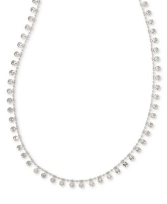 Kendra Scott - Textured Disc Charm Statement Necklace, 15" + 3" extender