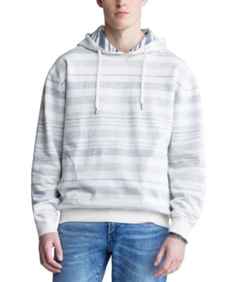 Buffalo David Bitton - Men's Fazel Striped Long Sleeve Hoodie
