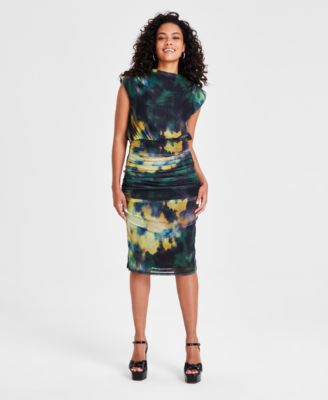 Bar III - Petite Printed Bodycon Dress, Created for Macy's