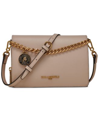 KARL LAGERFELD PARIS - Lourdes Leather Crossbody