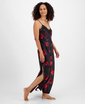 I.N.C. International Concepts - Women's Floral Satin Nightgown