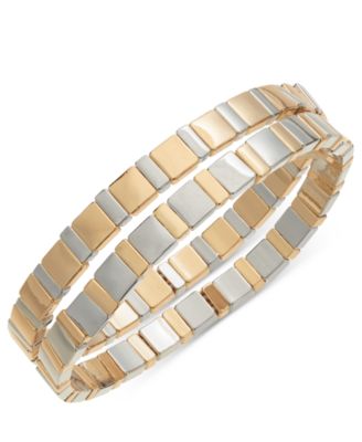 On 34th - 2-Pc. Set Beaded Stretch Bracelets