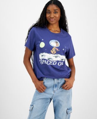 Grayson Threads, The Label - Juniors' Space Snoopy Grpahc T-Shirt