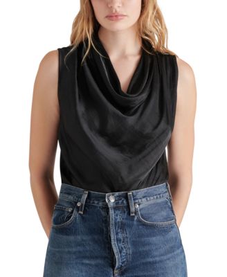 Steve Madden - Women's Jayde Cowl-Neck Bodysuit