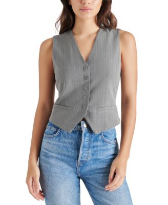 Steve Madden - Women's Barett Pinstripe Vest