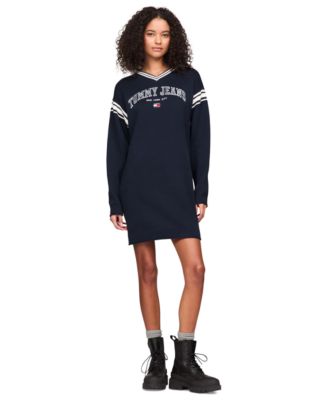 Tommy Jeans - Women's Cotton Varsity Sweater Dress