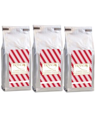 Frango Chocolates - Candy Cane-Flavored Holiday Coffee, 3 Pack