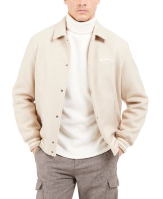 GUESS - Men's Snap-Front Bomber Jacket