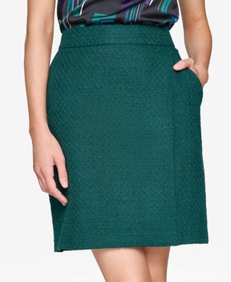 KARL LAGERFELD PARIS - Women's Tweed Mini Skirt