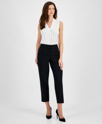 Kasper - Women's Mid-Rise Straight-Leg Pants