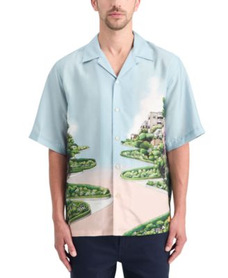 SCOTCH & SODA - Men's Printed Relaxed-Fit Short-Sleeve Shirt