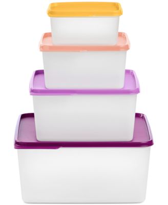 Tupperware - Keeptabs&reg; 4-Piece Container & Lid Set