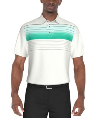 PGA TOUR - Men's Fine Line Stripe Polo Shirt