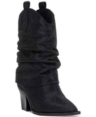 Jessica Simpson - Women's Gemorra Embellished Slouchy Western Booties