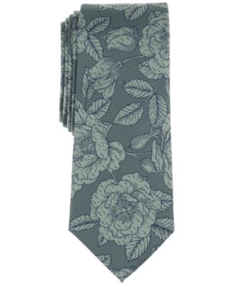 Bar III - Men's Clifton Skinny Floral Tie