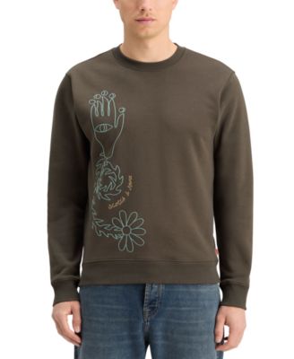 SCOTCH & SODA - Men's Embroidered Long Sleeve Crewneck Sweatshirt