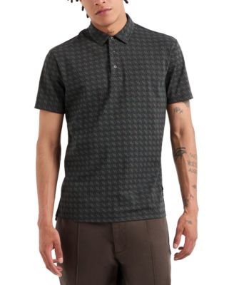 A|X Armani Exchange - Men's Short Sleeve 3D Logo Print Polo Shirt