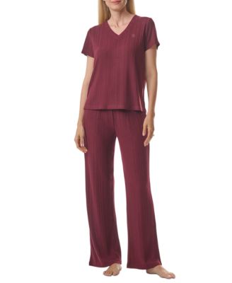 Tommy Hilfiger - Women's 2-Pc. Short-Sleeve Pajamas Set