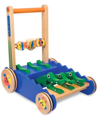 Melissa and Doug - Toy, Chomp & Clack Alligator Push Toy
