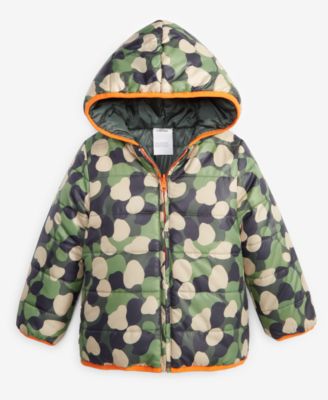 Epic Threads - Toddler Boys Camo Reversible Puffer Jacket