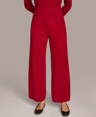 Donna Karan New York - Women's Cashmere-Blend Wide-Leg Pants