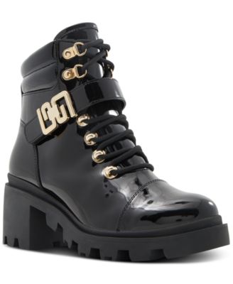 ALDO - Women's Mariette Lace-Up Buckle Ankle Booties