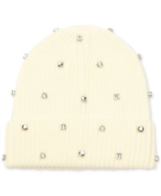kate spade new york - Women's Embellished Ribbed Beanie