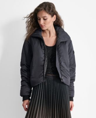 DKNY - Women's Ruched Bomber Jacket
