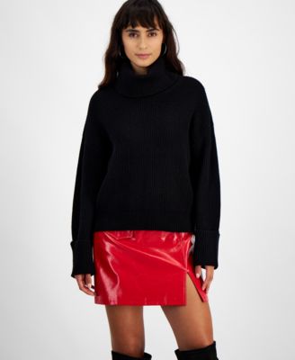 Bar III - Women's Turtleneck Long-Sleeve Sweater