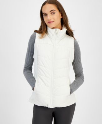 ID Ideology - Women's Sleeveless Zip-Front Puffer Vest