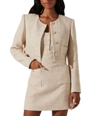ASTR the Label - Women's Milena Tweed Jacket