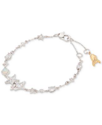 kate spade new york - Two-Tone Cubic Zirconia & Stone Star Flex Bracelet